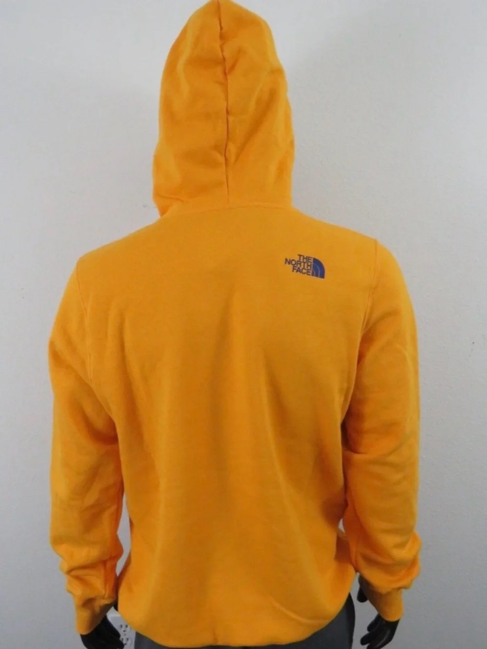 The North Face Men's Golden Yellow Crewneck Sweatshirt with Graphic Back
